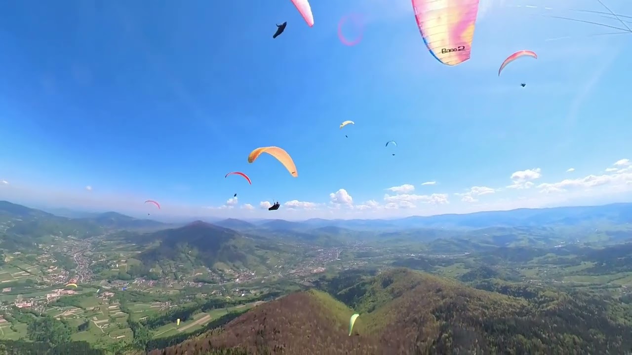 Paralotnie - Beskid Wyspowy - Szczebel - 04.05.2024