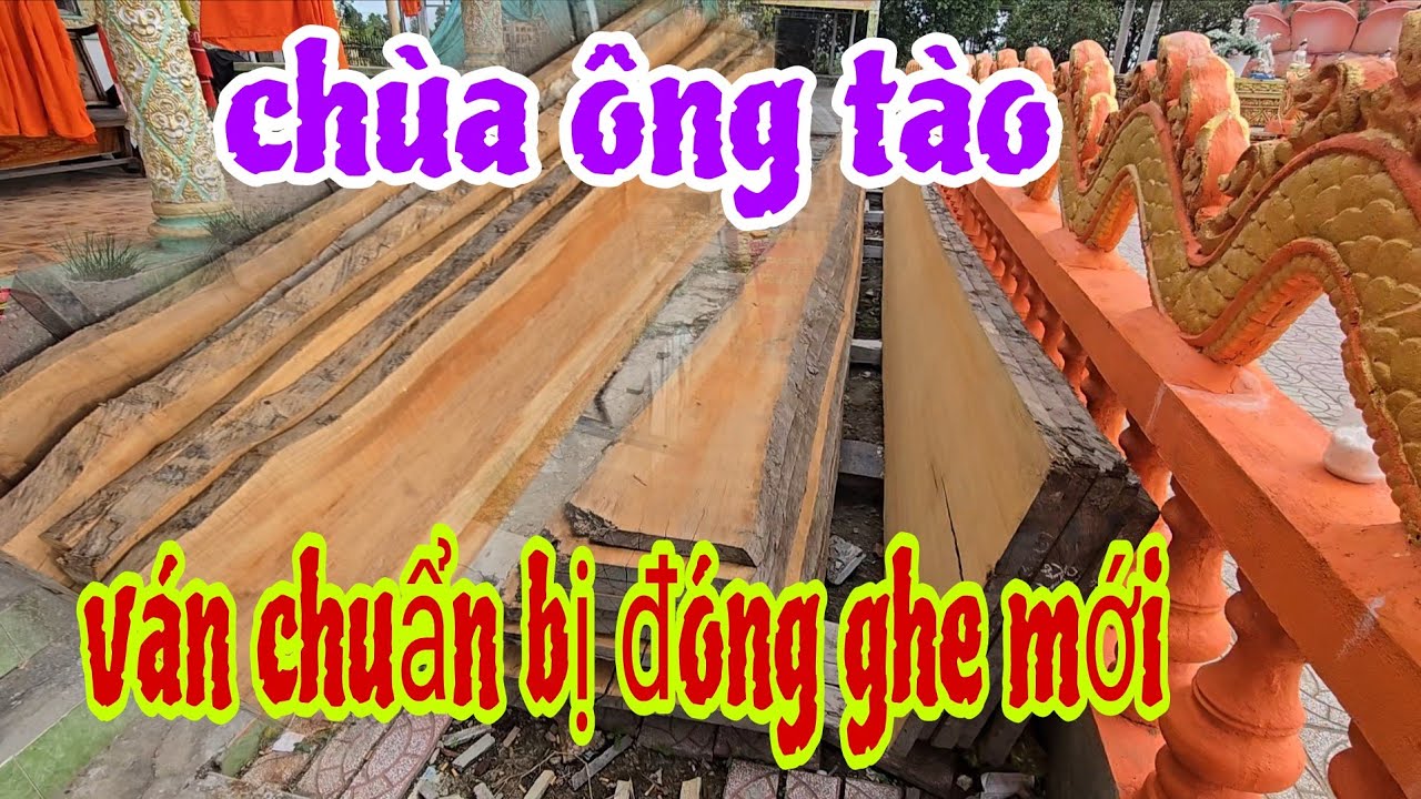 Chùa ông tào chuẩn bị đóng ghe mới
