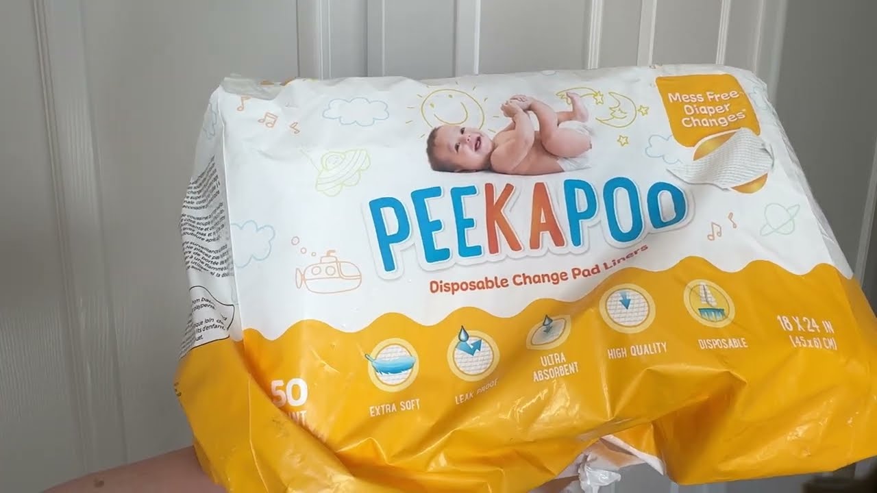 Can't leave the house without one! Peekapoo Disposable Baby Changing Pad