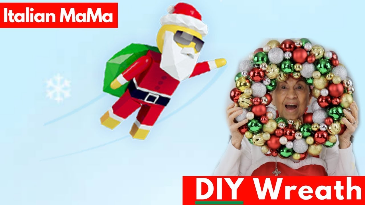 DIY Ornament Wreath - Italian MaMa
