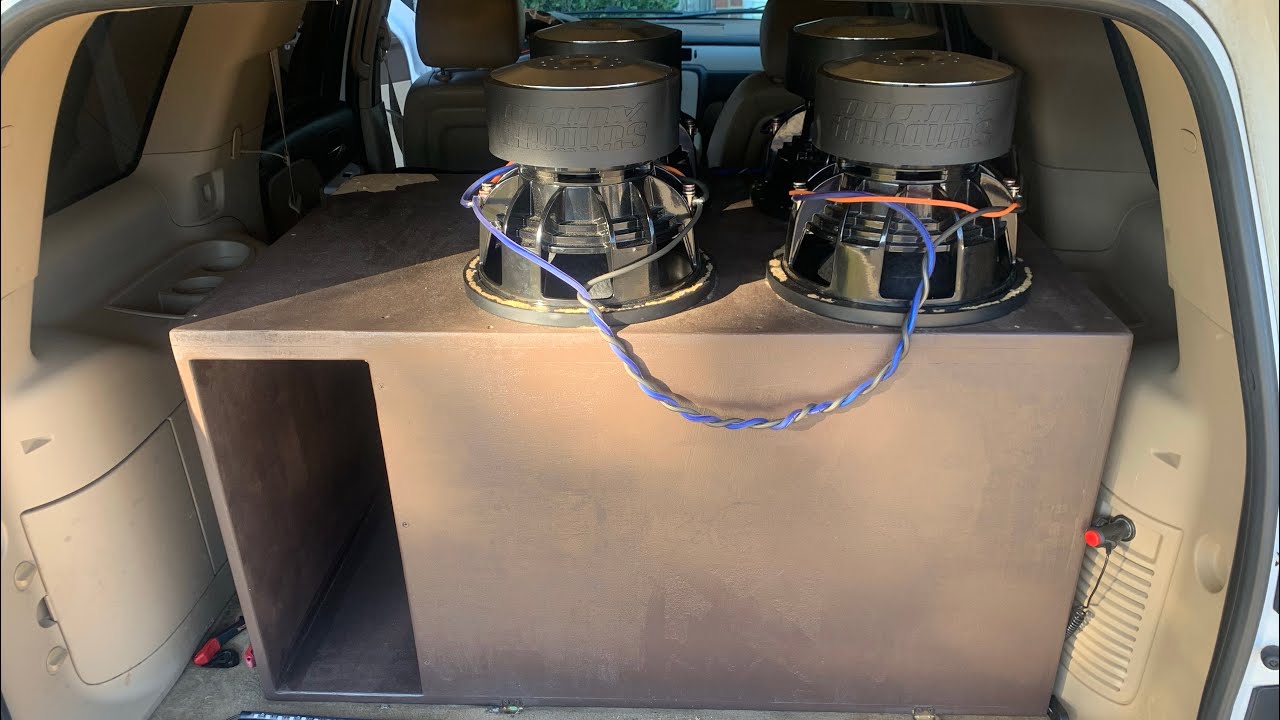 These 12 INCH Subwoofers are beating up my Tahoe!
