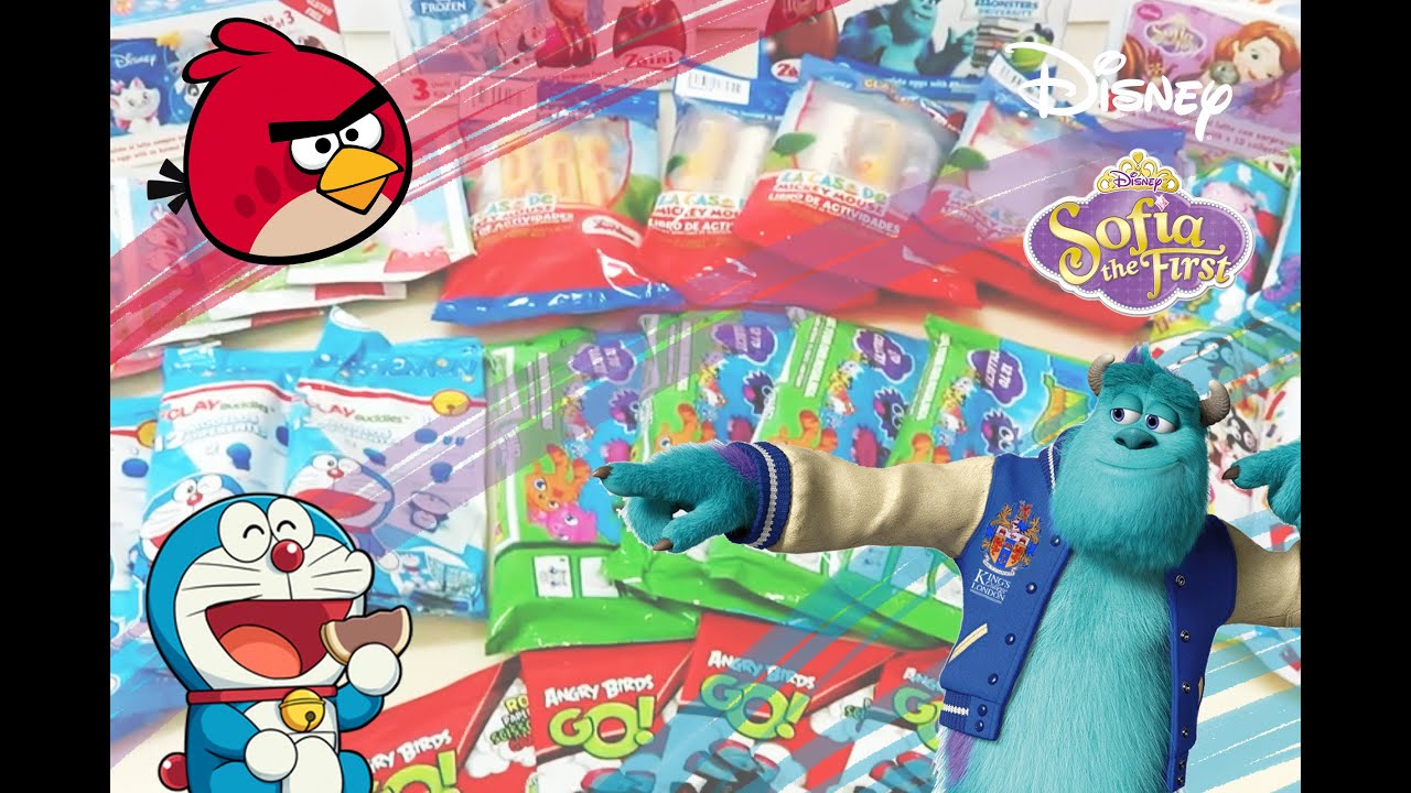 Clay Buddies Blind Bags Surprise Eggs|Peppa Pig Disney Sofia Mickey Frozen Monster University