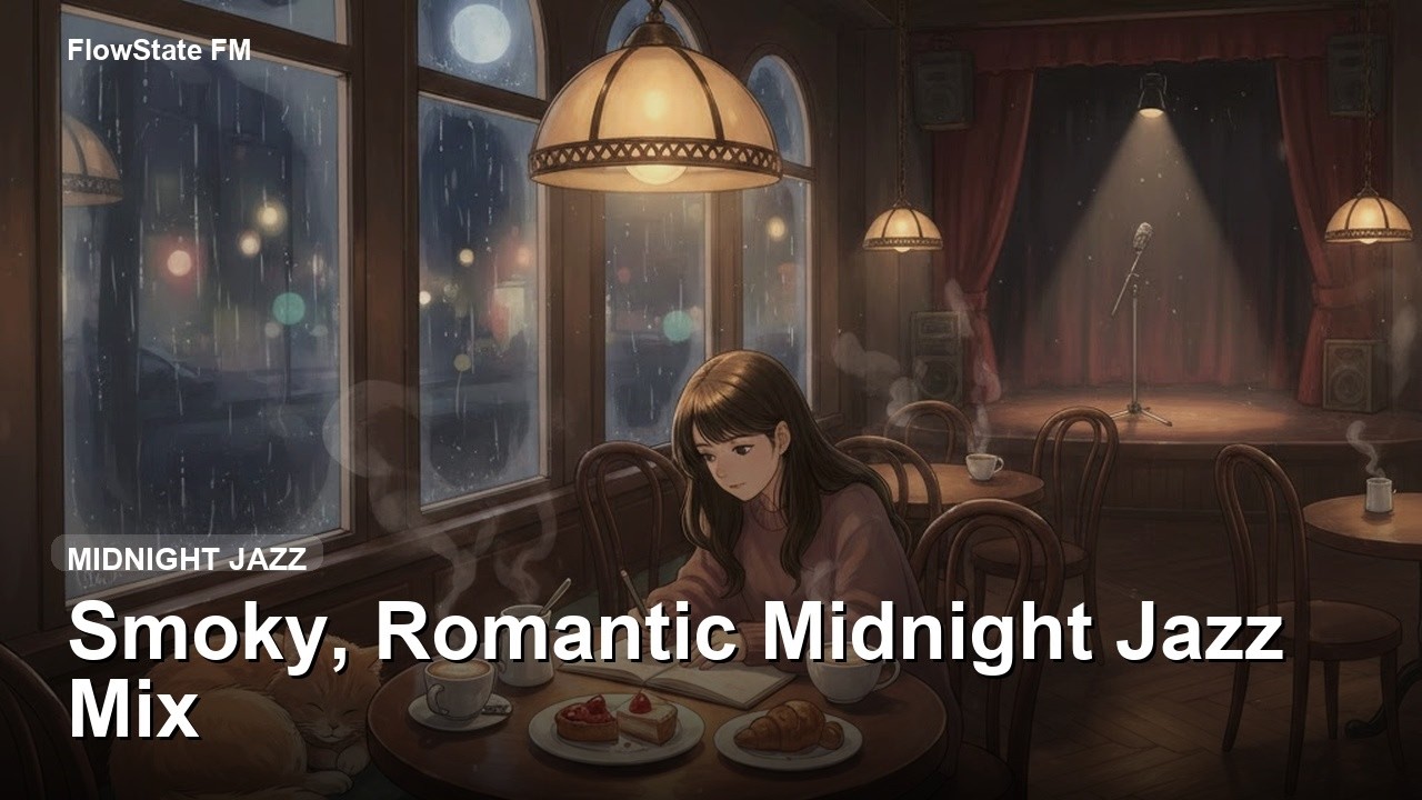 Cafe Jazz BGM Mix для ночи 【1.5 Hours】