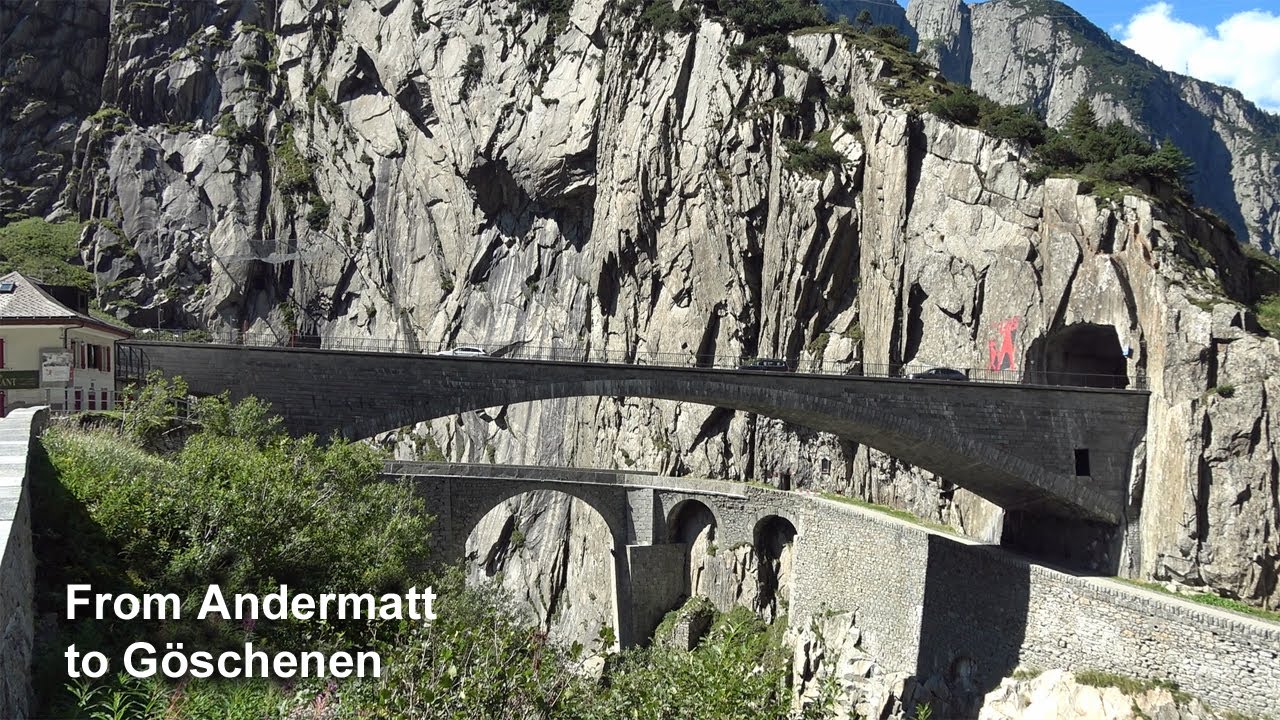 From Andermatt to Göschenen, Switzerland