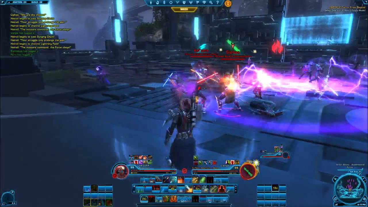 SWTOR - Ciphas, Heirad, and Kel'sara - 16 Man HM