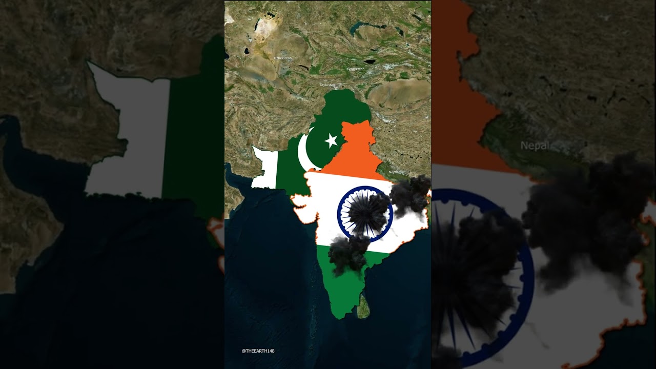 Countries vs Their Biggest Enemies  🌏  #indiavspakistan #countryballs #country #mapaniamtion