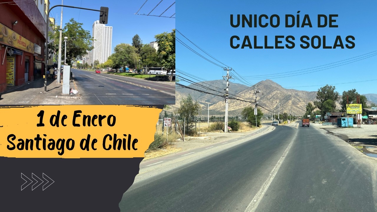 Desde Estación Central a Lampa en el Día Más Tranquilo del Año