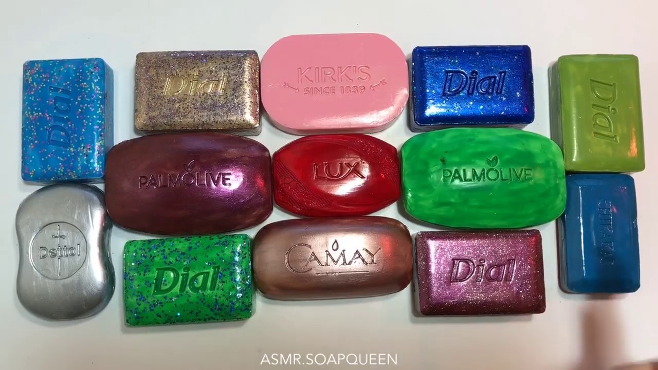 ASMR 13 Different types of Hard Soap cutting