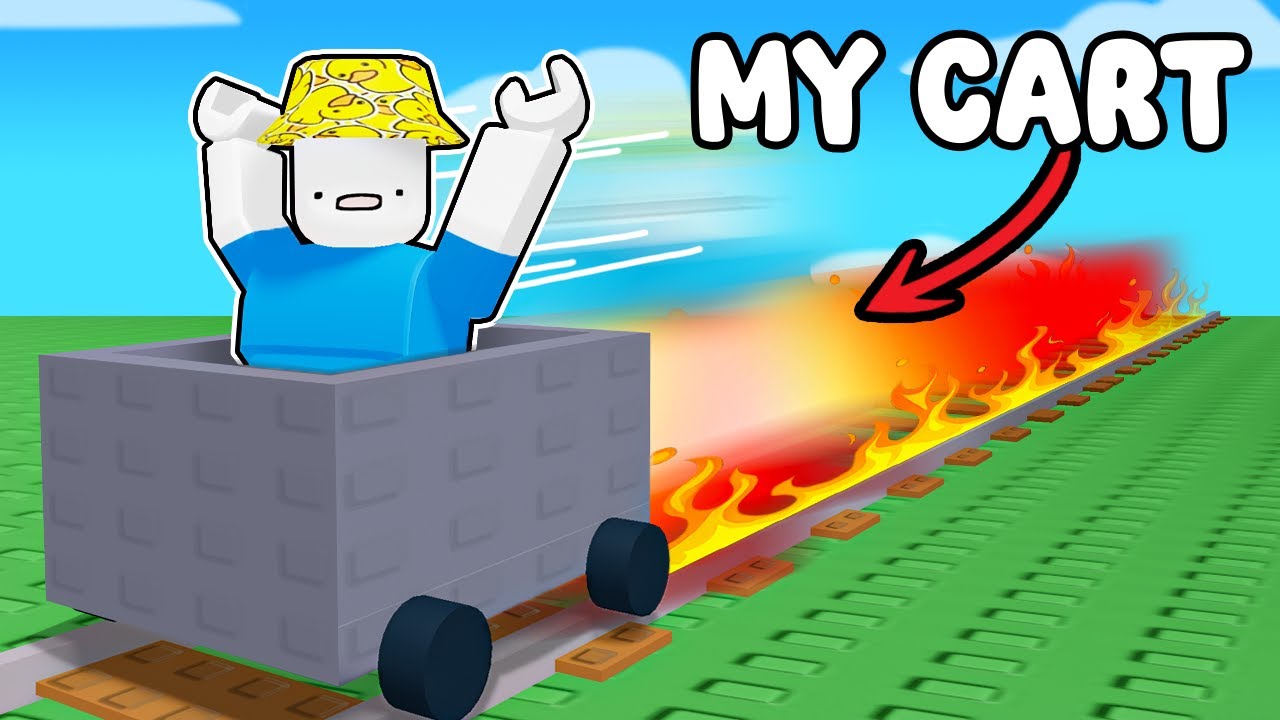 Я построил САМУЮ ОПЕРАТИВНУЮ тележку в Roblox построить тележку...