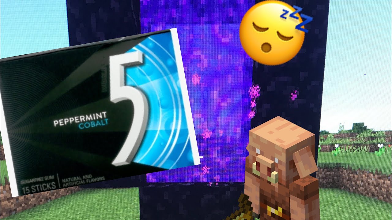 PS4 ASMR Minecraft Series Ep 4|Welcome To The Nether|Gum Chewing