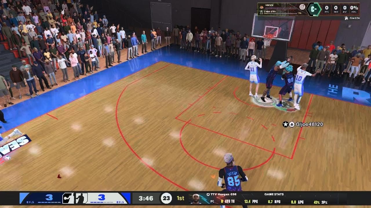 NBA 2K26_Psycho going crazy Dub 3 