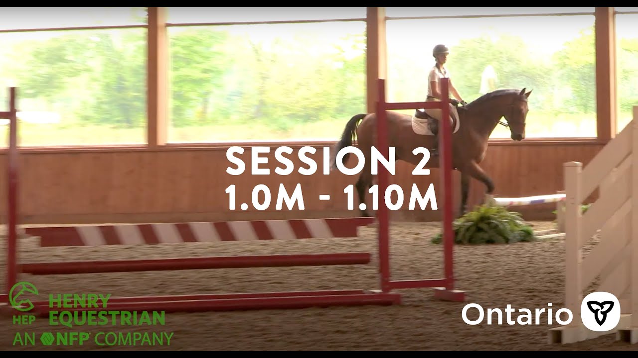 Session 2: 1.0m – 1.10m | CLINIC WITH A CHAMPION’ PRESENTED BY HENRY EQUESTRIAN