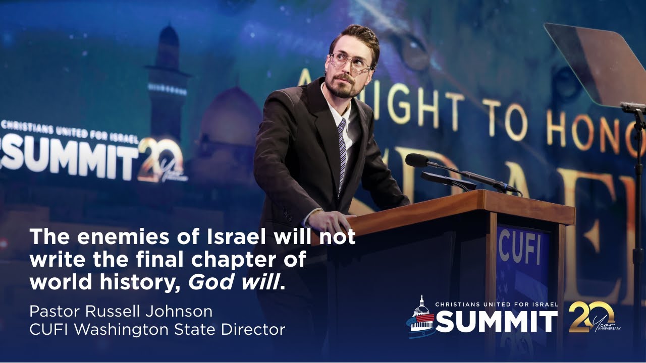 Pastor Russell Johnson at CUFI Summit 2025
