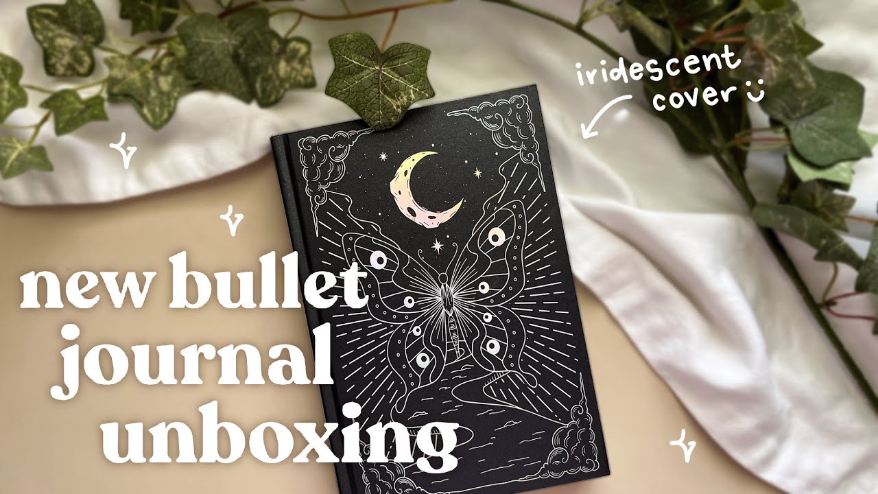 new bullet journal unboxing  🦋 aesthetic journal with me (+ GIVEAWAY!! ft. Tiefossi)