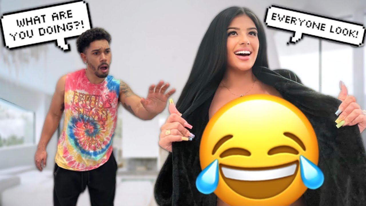FLASHING THE NEIGHBORS TO SEE HOW MY HUSBAND REACTS!! *HILARIOUS*