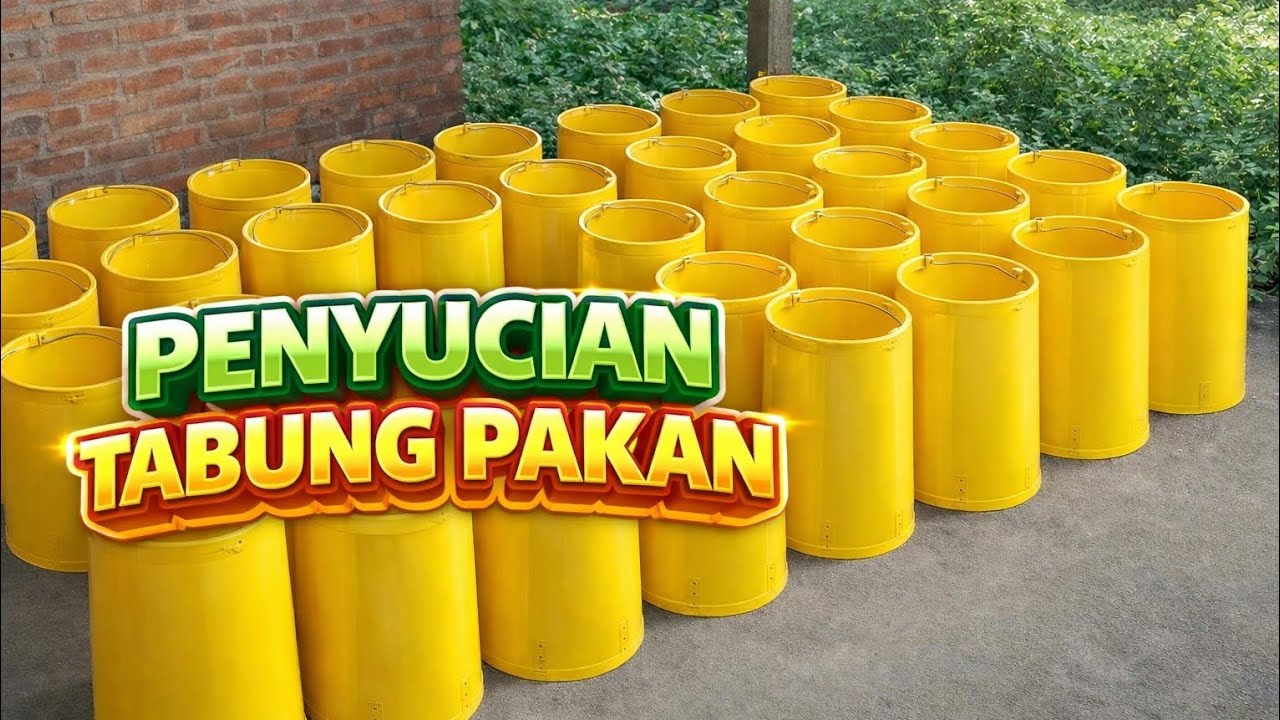 PANEN RAMPUNG ✅  Saatnya Penyucian Tabung Pakan Ayam
