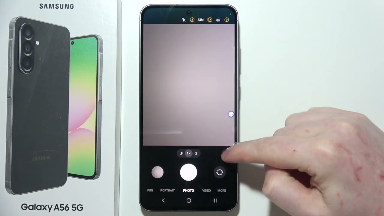 SAMSUNG Galaxy A56 5G: How to Mute Camera Shutter Sound