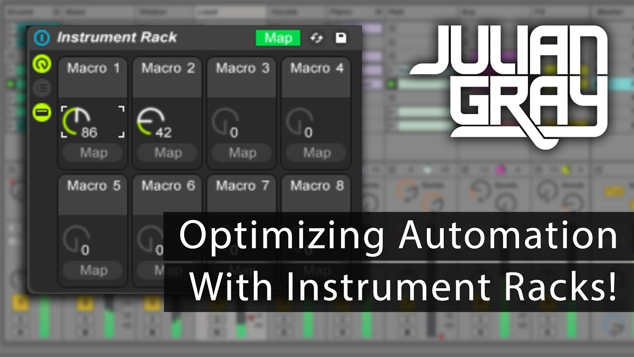 Instrument Rack Macros - Ableton Live