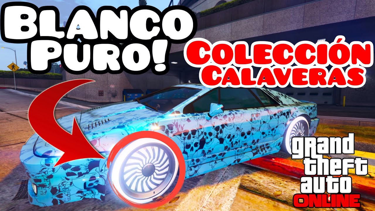 PONER PURE WHITE Y COMO HACER UNA COLECCIÓN DE AUTOS CON PINTURA DE DISEÑO GALAXY DÓLAR GTA ONLINE