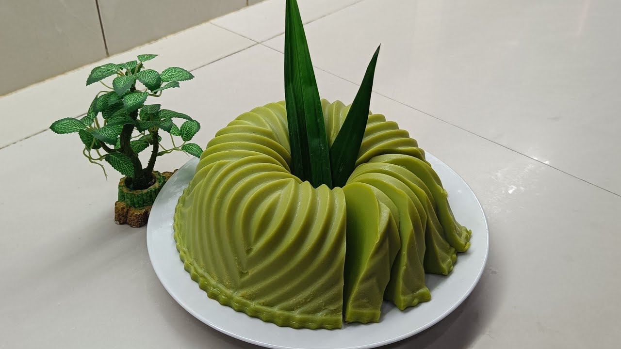 班兰椰奶蛋糕！！好吃又健康！！制作超级的简单