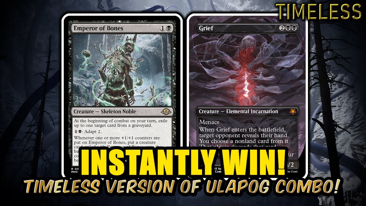 Tapping Out Means Insta Win! Emperor of Ulapog Combo | Timeless BO3 Ranked | MTG Arena
