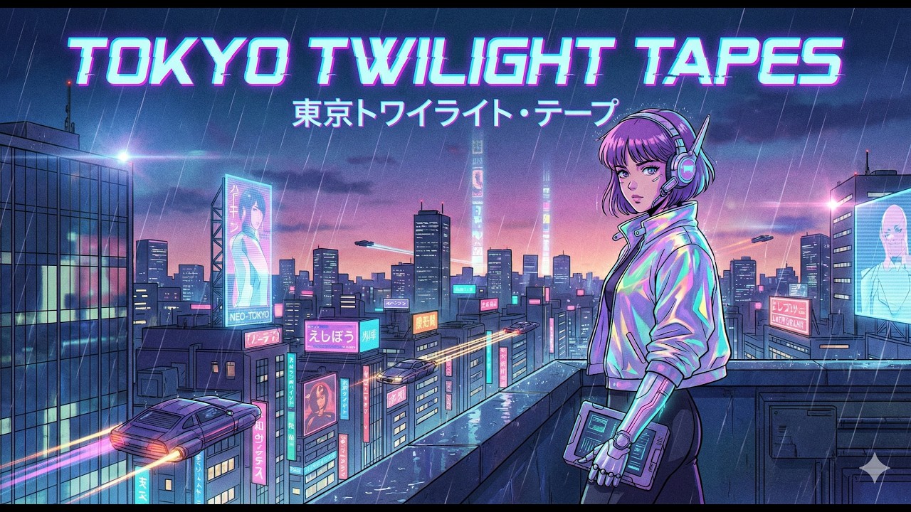 📺 Retro Anime Beats: TOKYO TWILIGHT TAPES | 80s City Pop & Future Funk Mix [Nostalgic Anime Beats]