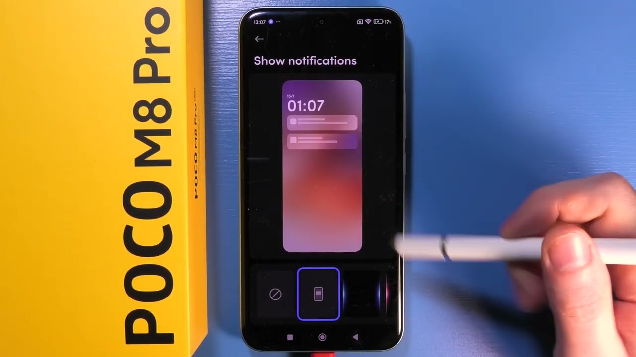 POCO M8 Pro 5G: Как настроить подсветку по краям экрана
