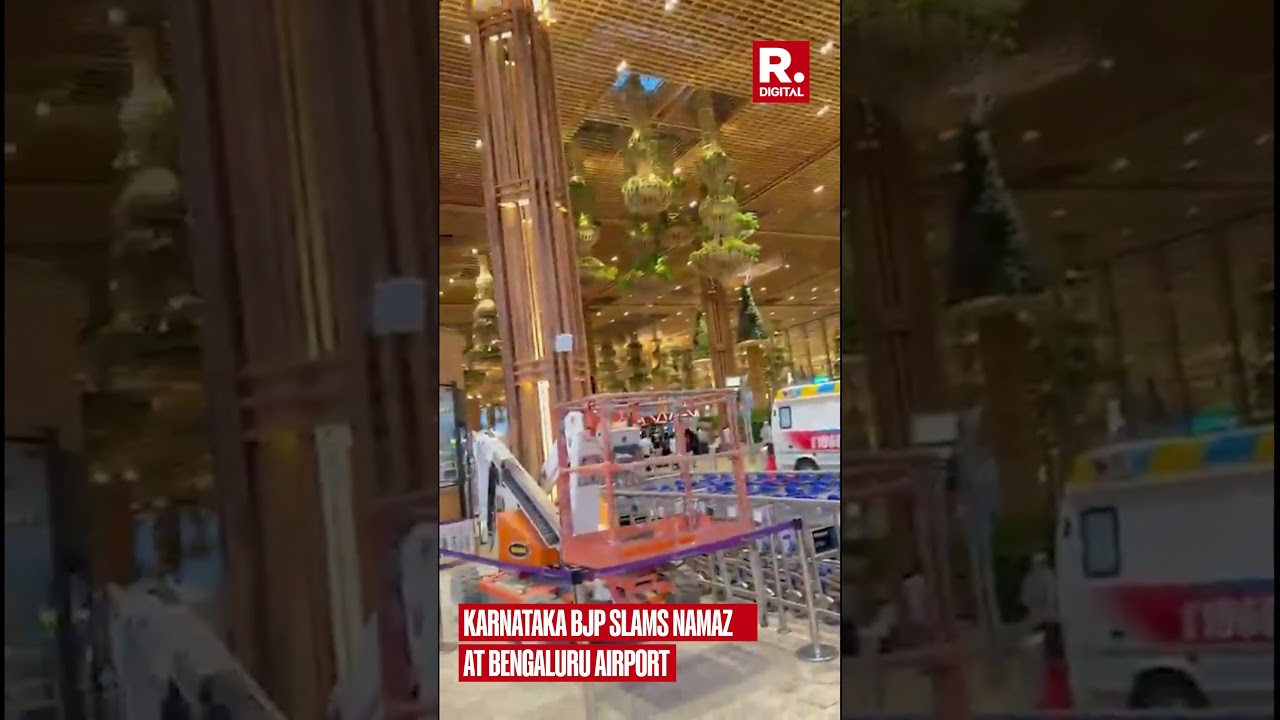 Karnataka BJP Slams Namaz at Bengaluru Airport