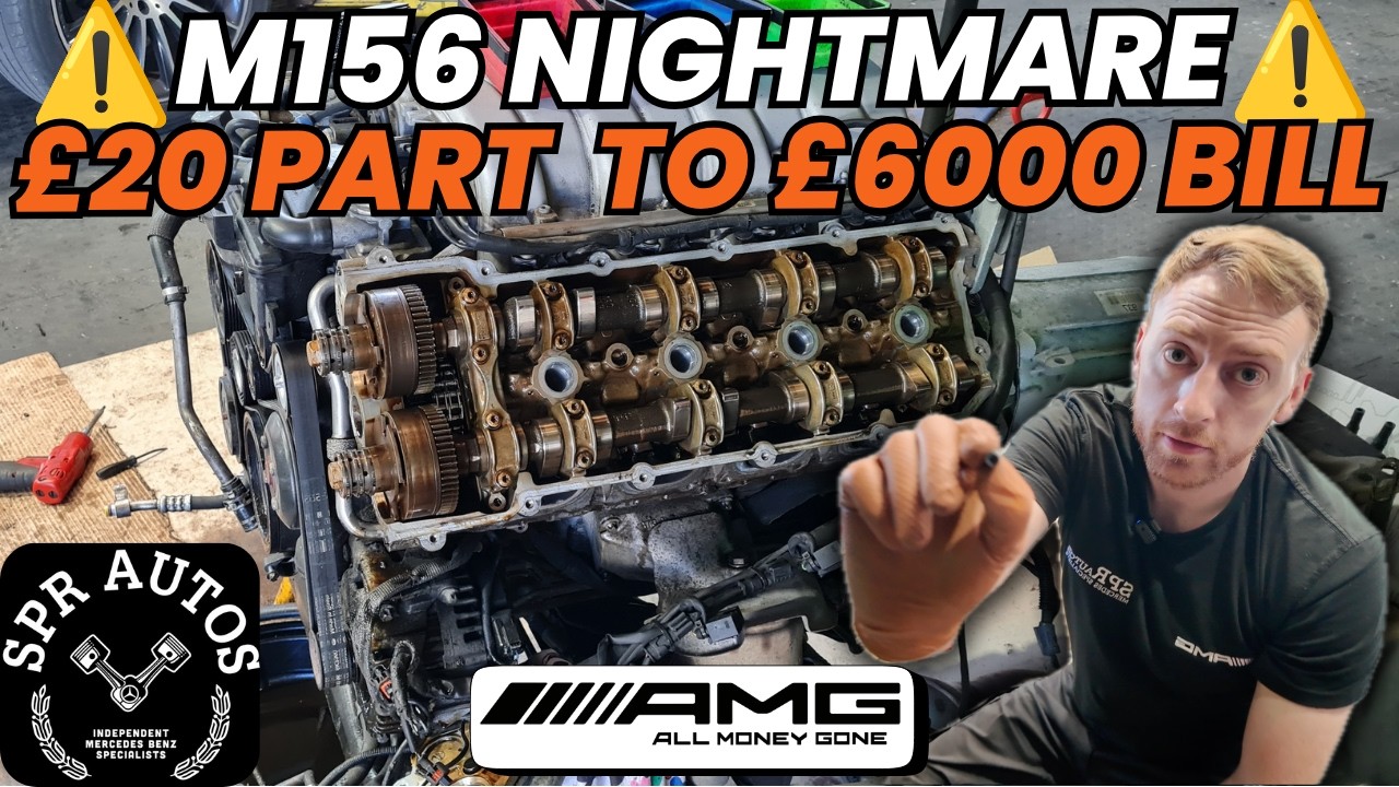 Кошмар с Mercedes E63 AMG M156 ⚠️ Деталь за 20 фунтов превращается в счет на 6000 фунтов 👀