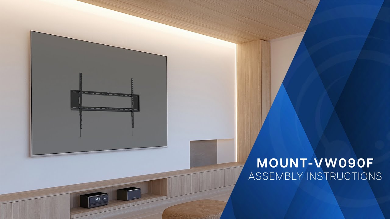 MOUNT-VW090F Ultra Heavy Duty TV Wall Mount Assembly by VIVO