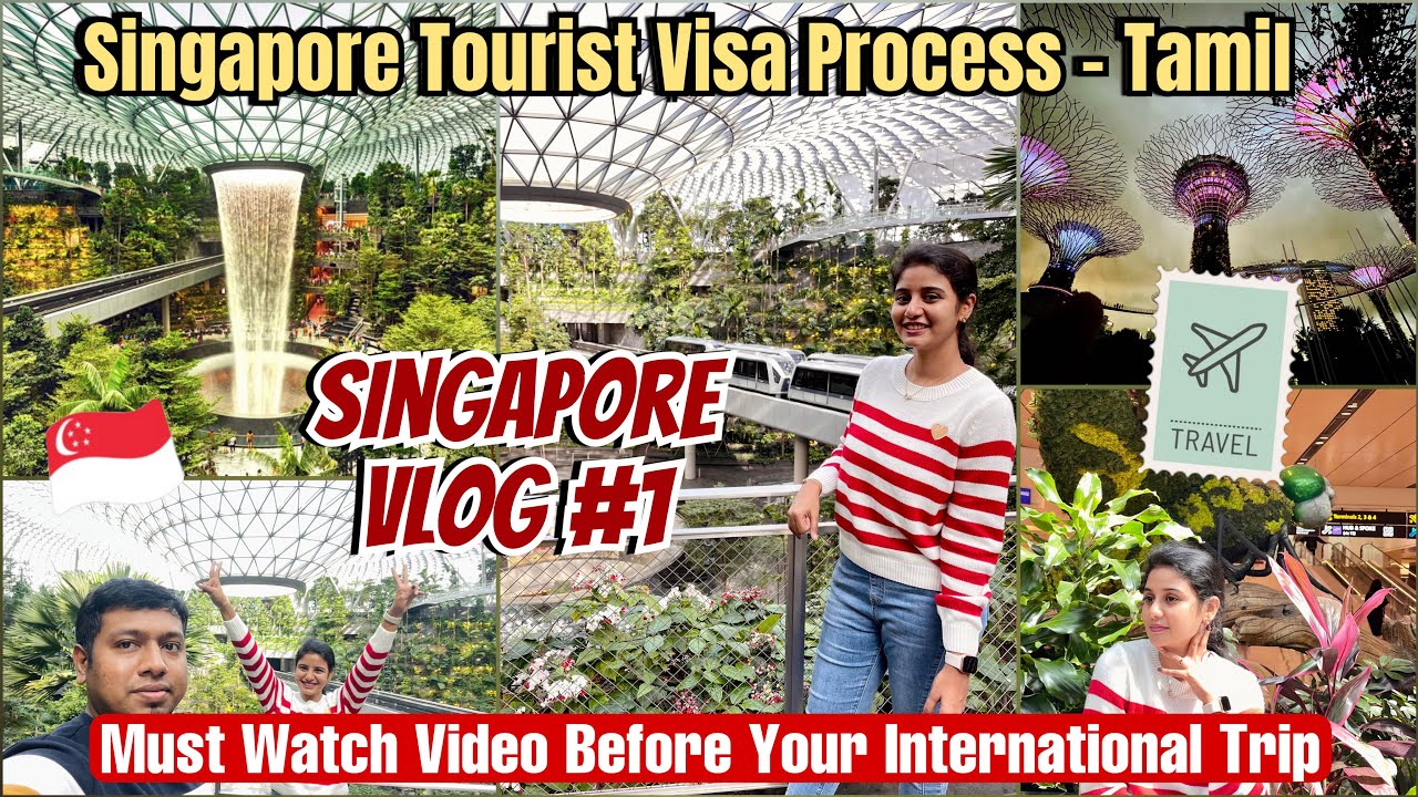 Singapore Travel VLOG #1 | SG Series | Visa Process In Tamil | Things to Do | Budget Trip Plan Guide