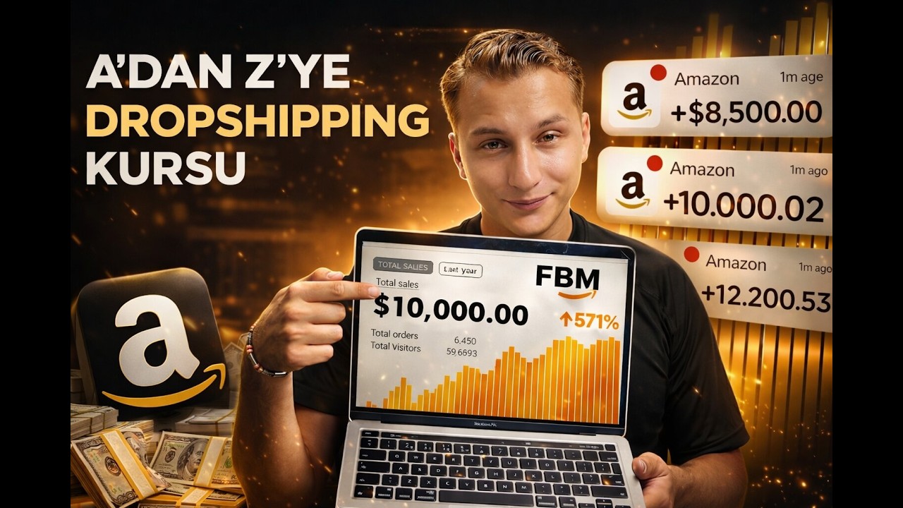 Sıfırdan Adım Adım Amazon Dropshipping Eğitimi (3 Saat)