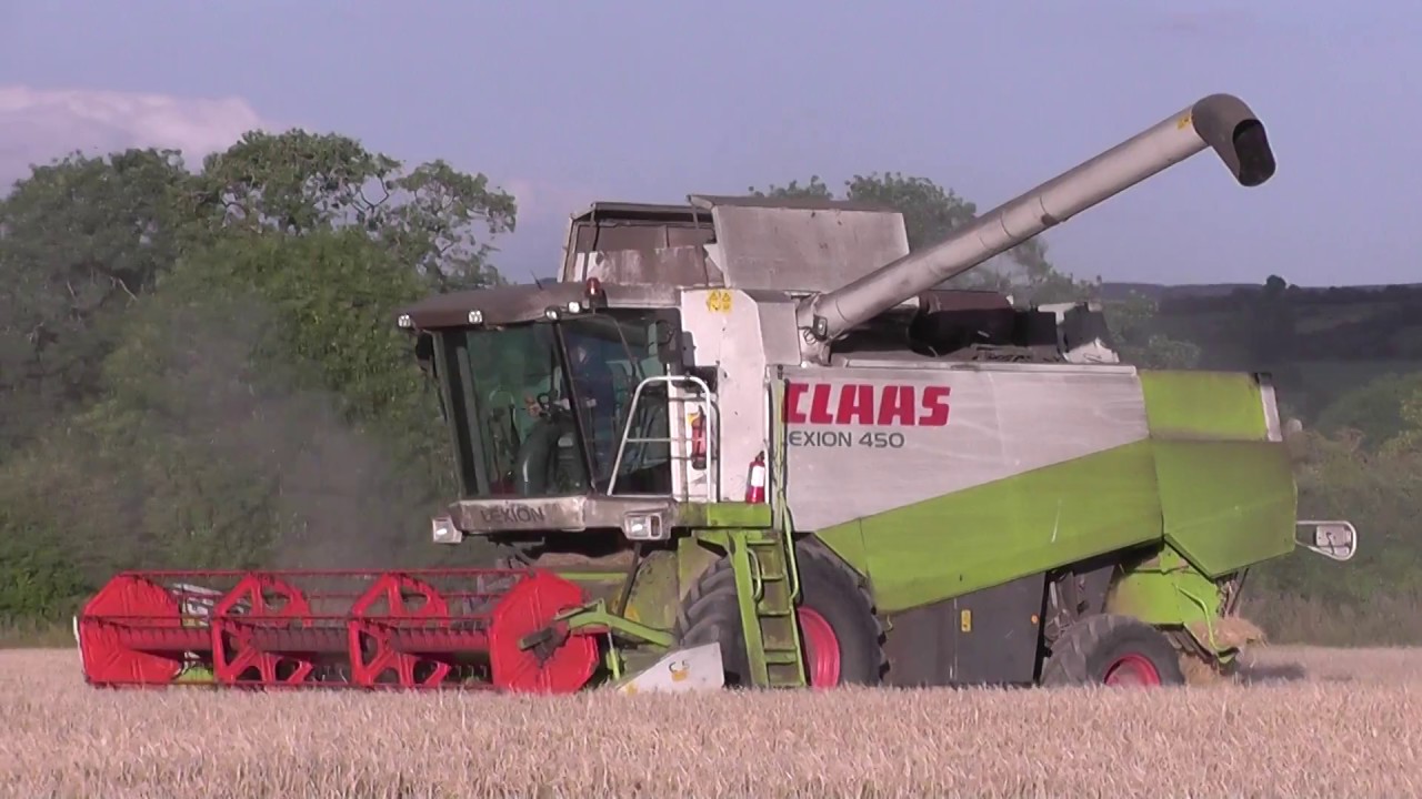 Harvest 2018 Claas Lexion 450