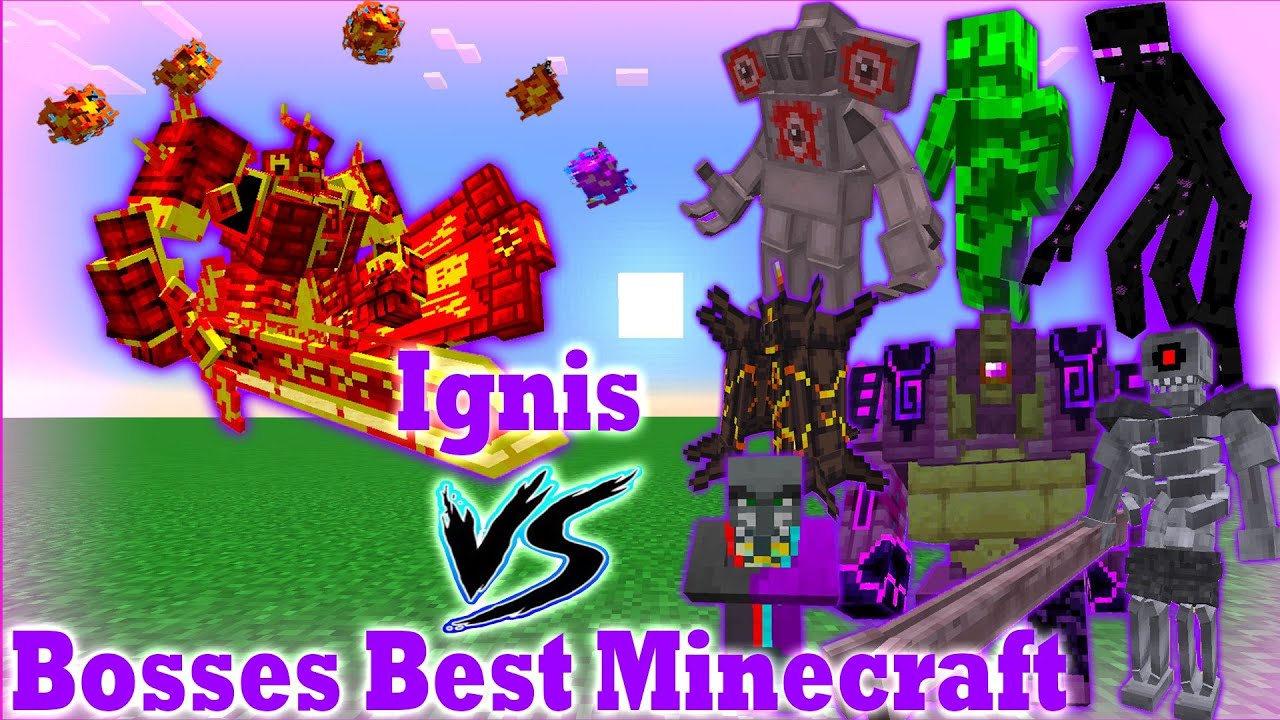 Ignis VS Bosses Best Minecraft (Part12) | Minecraft Mods Battle