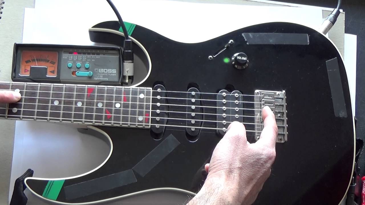 NAB 13 Calibración de una guitarra eléctrica