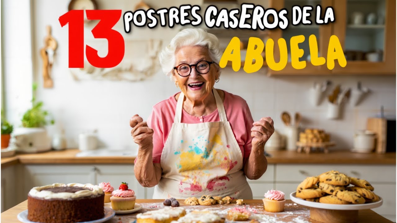 13 POSTRES caseros de la ABUELA