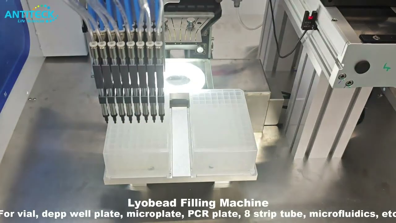 Lyobead Filling Machine 2026 - Lyophilized Bead Packing Machine - For Microfluidics/Vials/PCR Plate