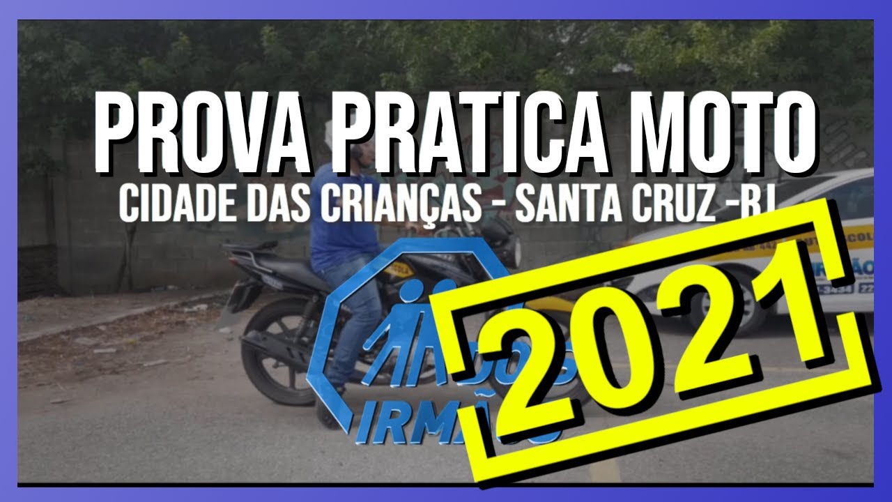Novo Exame Prático Moto - Cidade das Crianças - Santa Cruz- RJ