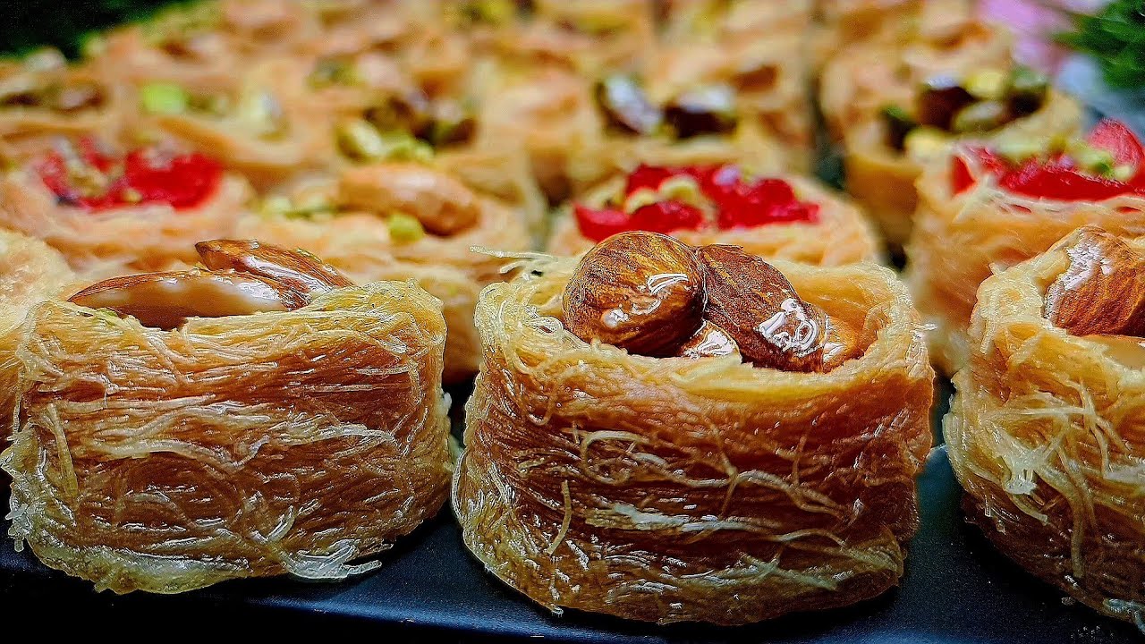 سجليها لرمضان❗️بربع كيلو كنافه❗️ اعملي كنافه اساور بطريقه عبقريه ❗️والكل هيشكرك عليها 👌