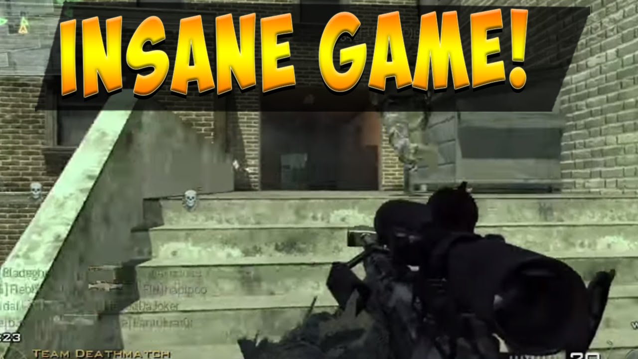 MW2 Insane GAMEPLAY!! Team Deathmatch 6 Barett 50.cal - Skidrow