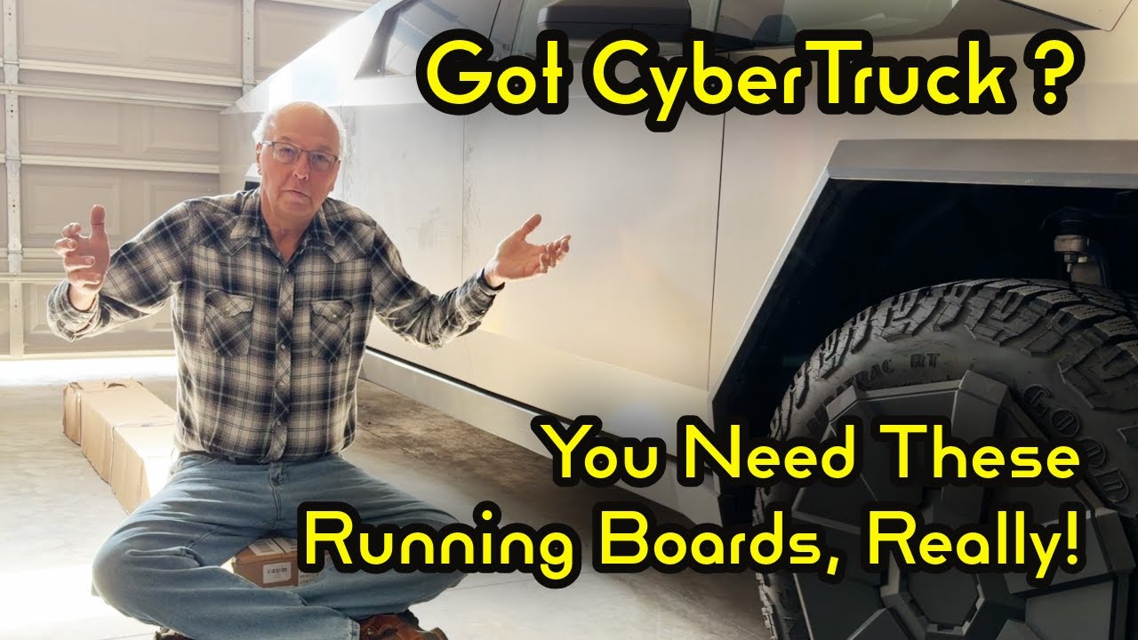 У вас есть CyberTruck? Тогда вам ОЧЕНЬ нужны эти подножки! ! Установите их меньше чем за час!
