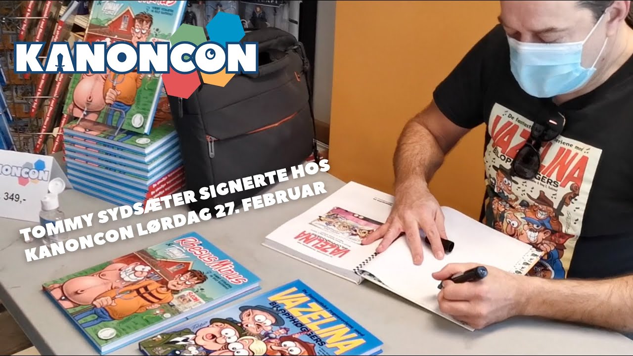 Tommy Sydsæter signering Lørdag 27. Februar hos KanonCon