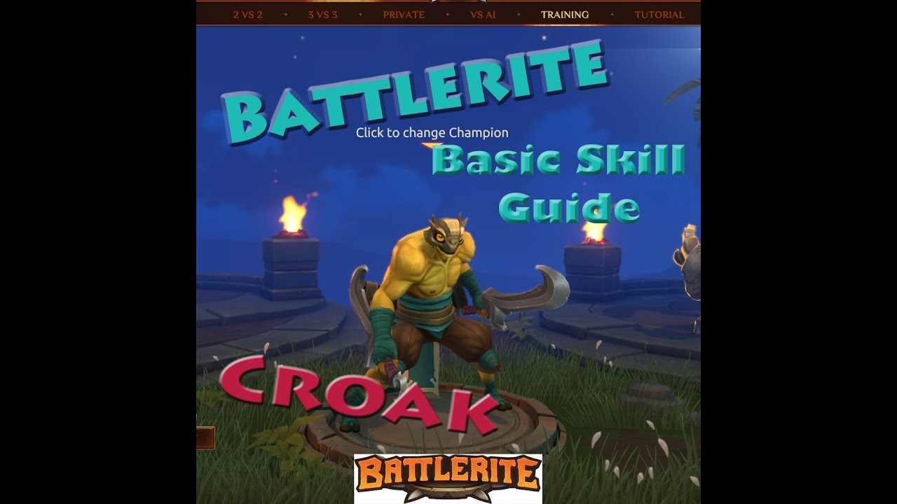 Battlerite Croak Skill Guide