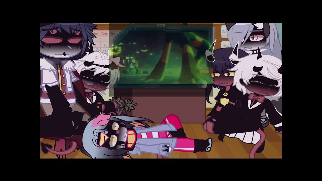Helluva boss characters react // small vid // read desc!