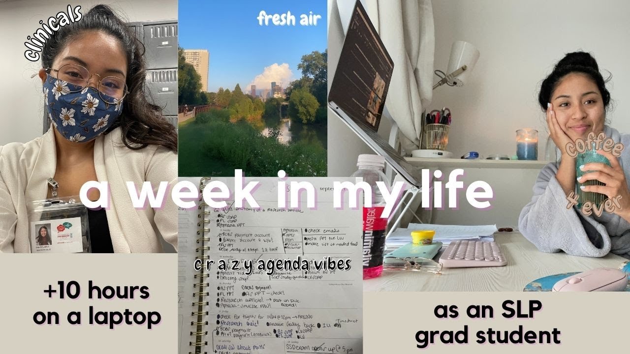 a week in my life as an SLP grad student - SLP Vlog 2