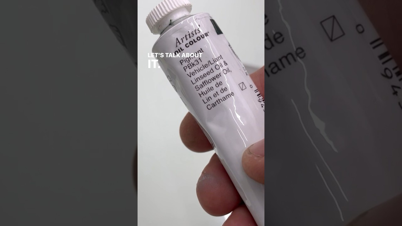 Perylene Black PBk31 is a unique black shifting to the green side with very low chroma. #arttips