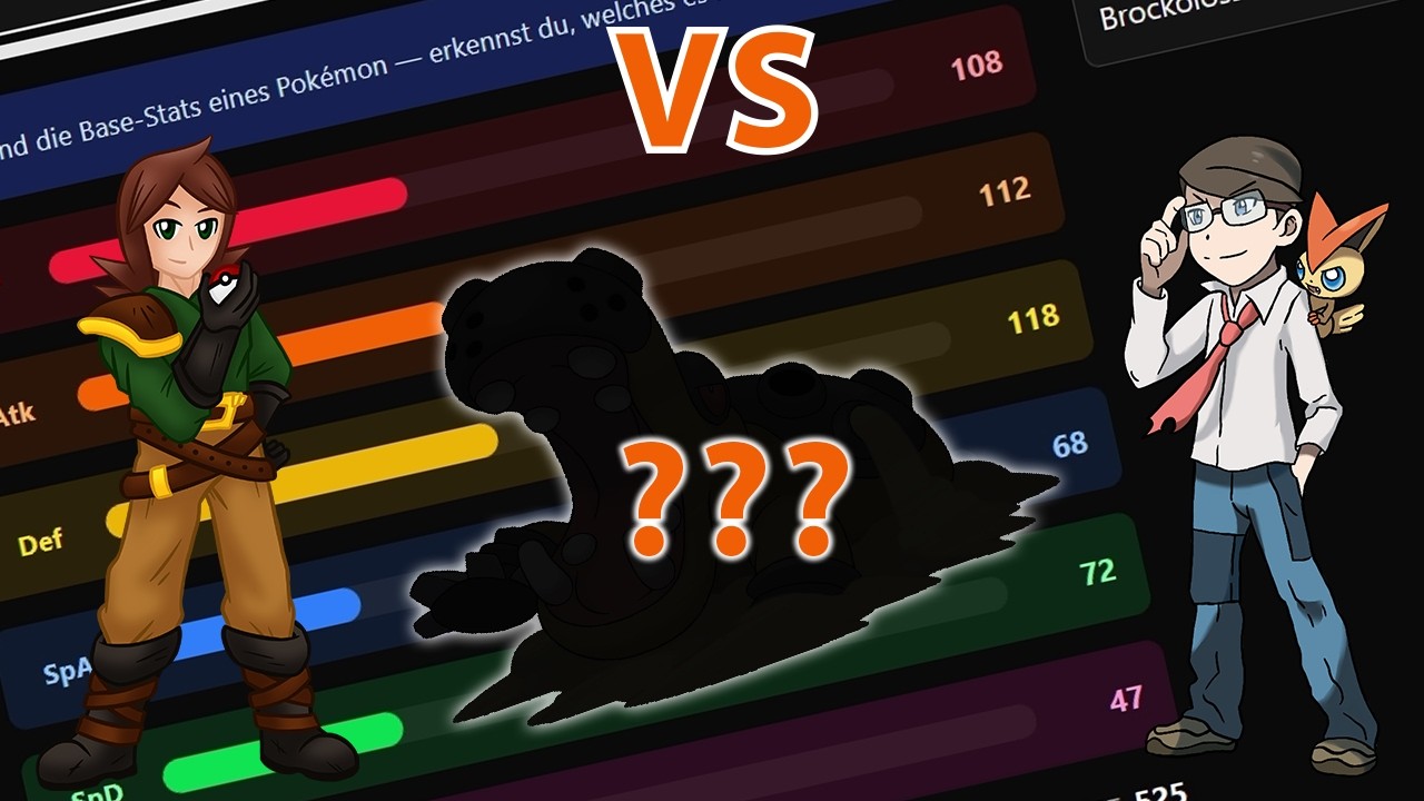 Pokémon auf Basis der STATS erraten vs @Minetube13 - Quiz!