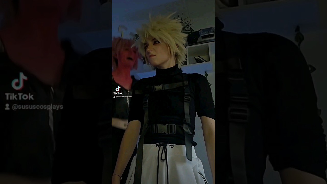 yes, that's my younger sister lol! #bnha #mha #bakugou #mina  #cosplay #viral #shorts #anime