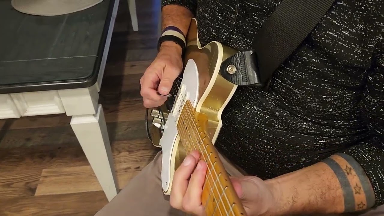 MJT MARK JENNY CUSTOM DOUBLE BOUND TELECASTER AGED RELIC FOR SALE-DIRTY TONES