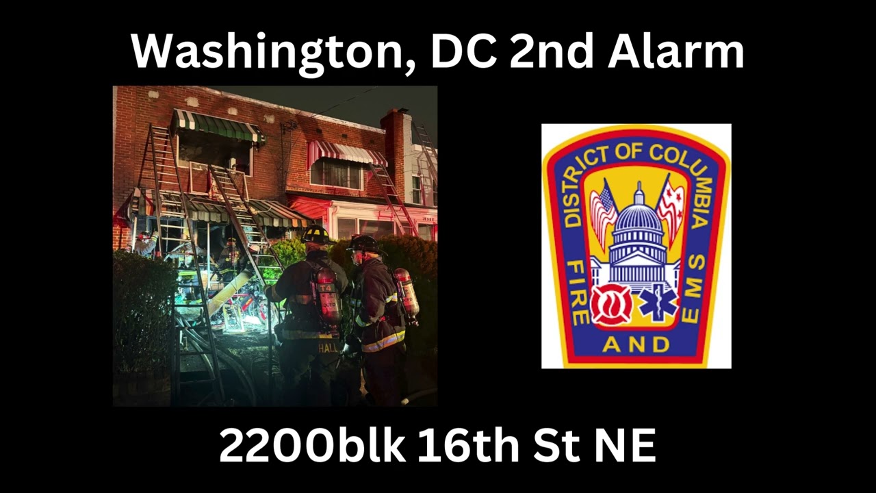 Washington, DC 2nd Alarm Mayday Fireground Audio 3/15/25